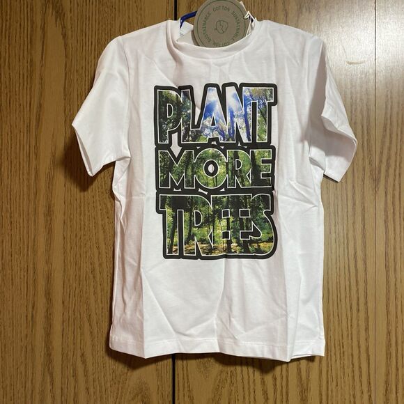 NWT Stella McCartney Kid’s 6 Years Plant More Trees Shirt - Picture 1 of 5